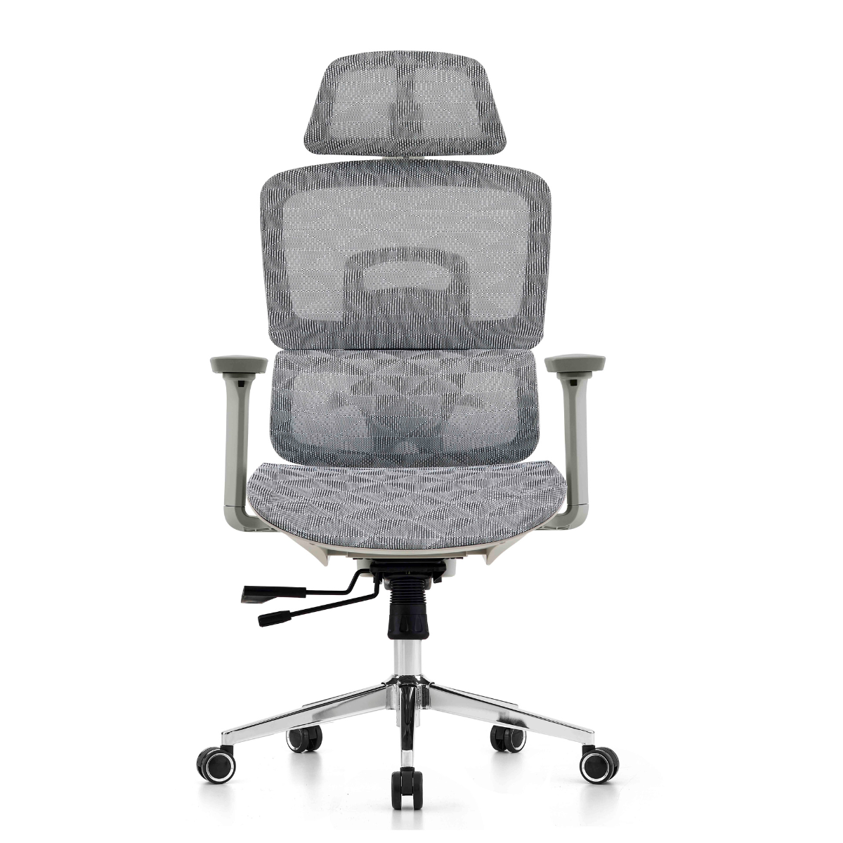 Cadeira de Escritório Dr. Office Business Pro, Cinza, Mesh, 3D, Altura Ajustável, DR-CH-BPR3DGH