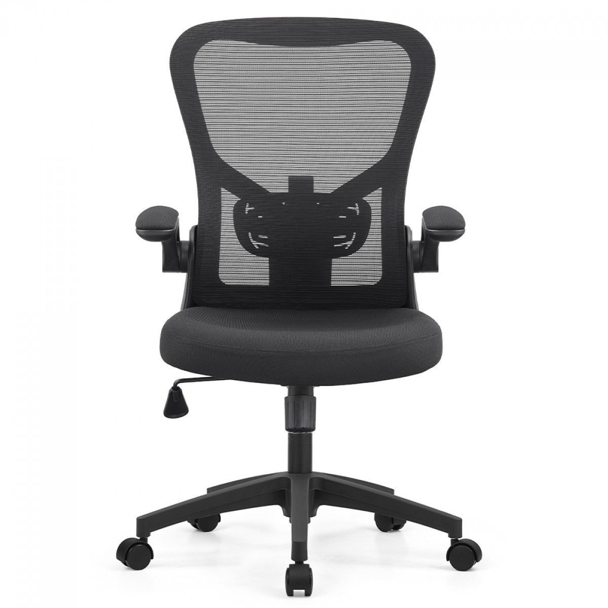 Cadeira de Escritório Dr. Office Daily, Mesh, Altura Ajustável, Suporta até 130kg, Preta, DR-CH-DLR1DBF