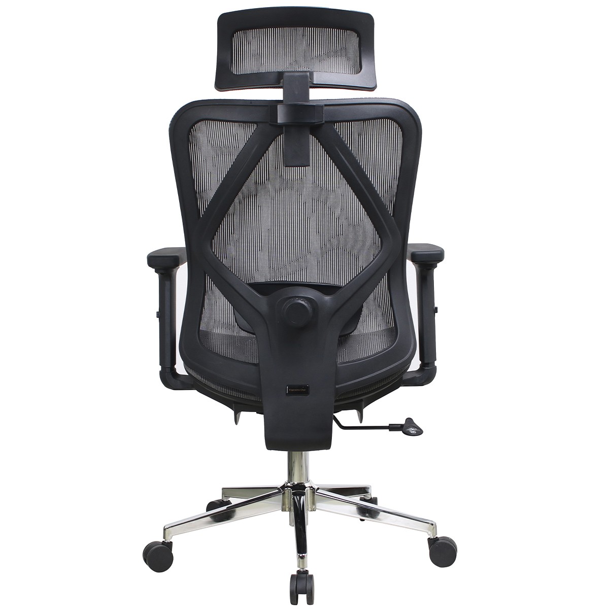 Cadeira de Escritório Dr. Office Ergo, Cinza, Mesh, Altura Ajustável, DR-CH-EGR2DBGF