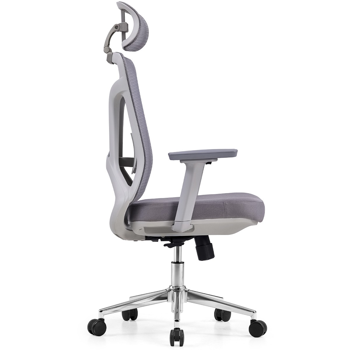 Cadeira de Escritório Dr. Office Ergo Pro, Cinza, Mesh, Altura Ajustável, DR-CH-EPR2DGH