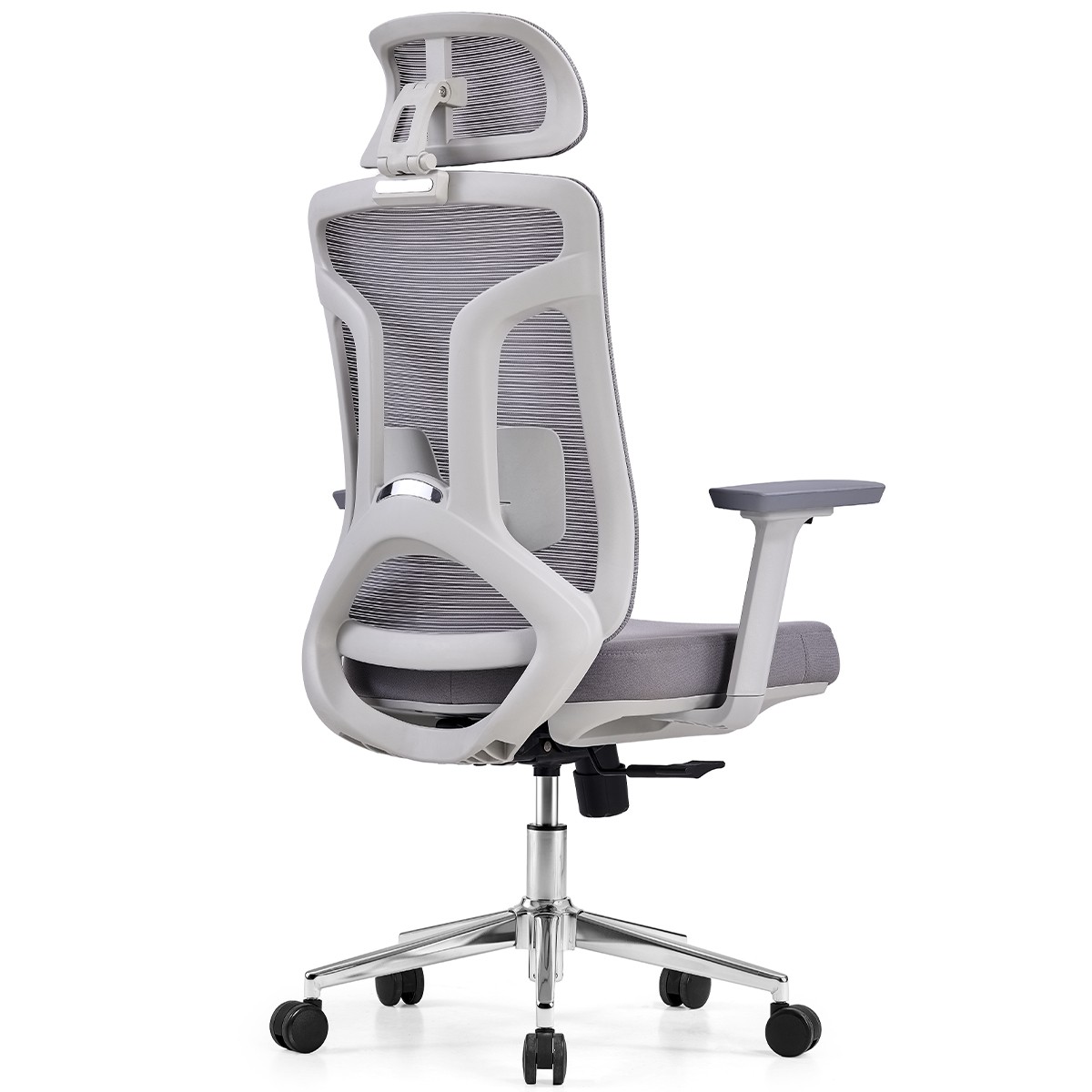 Cadeira de Escritório Dr. Office Ergo Pro, Cinza, Mesh, Altura Ajustável, DR-CH-EPR2DGH