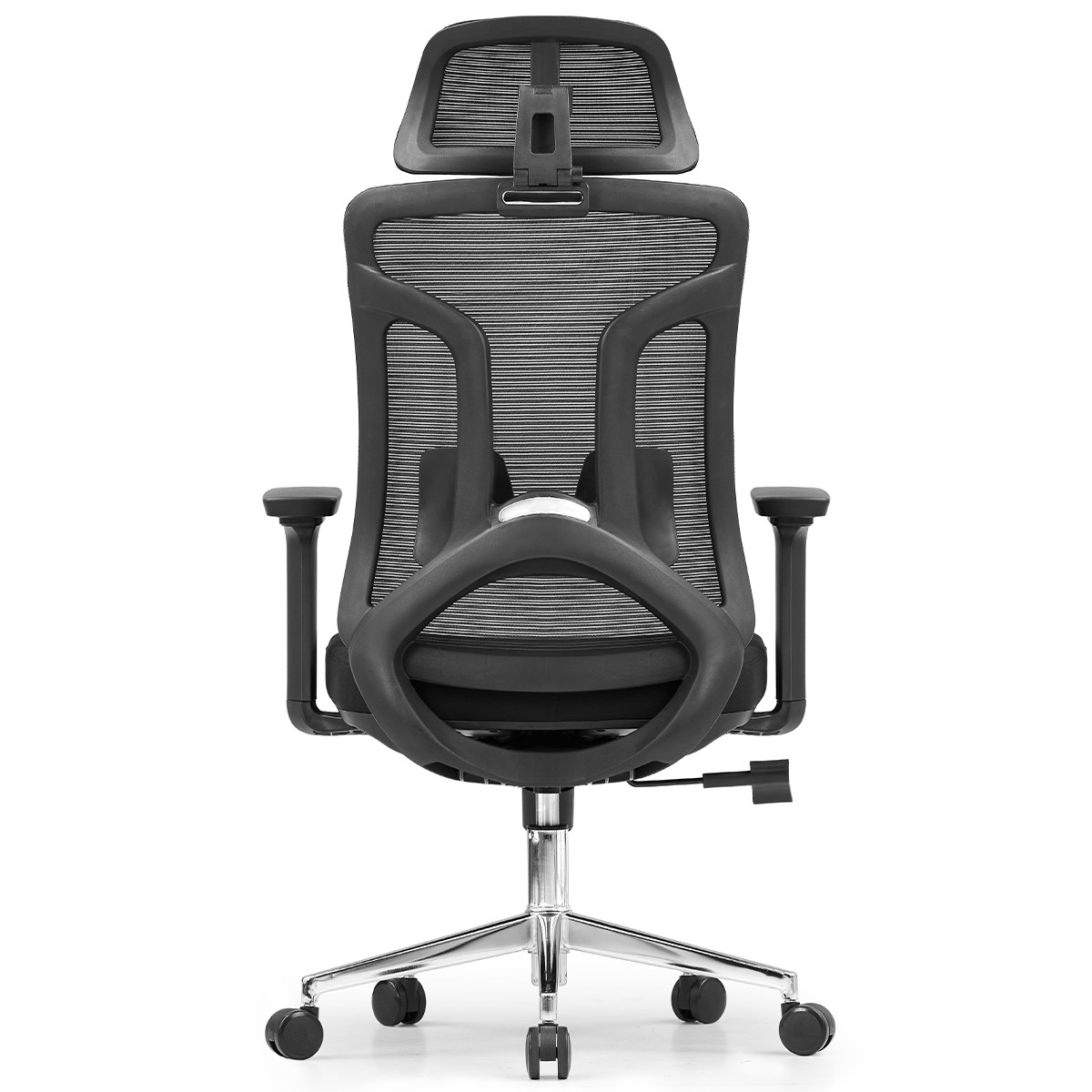 Cadeira de Escritório Dr. Office Ergo Pro, Preta, Mesh, Altura Ajustável