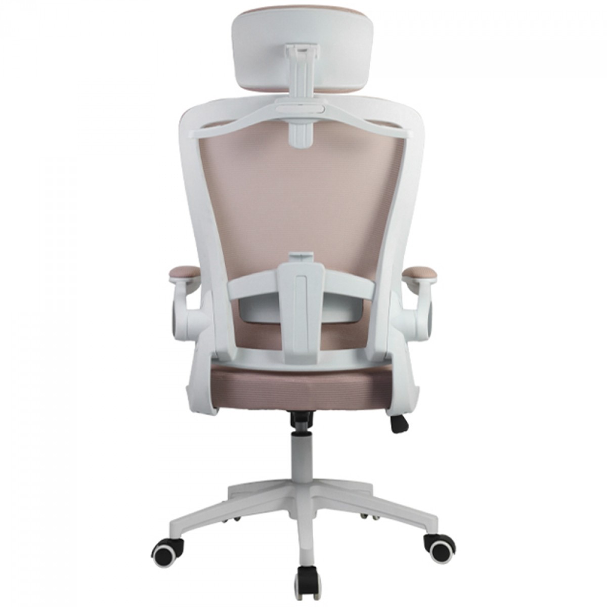 Cadeira De Escritório Dr. Office Handy, Ajustável, Ergonômica, Mesh, Rosa, DR-CH-HDN1DWP