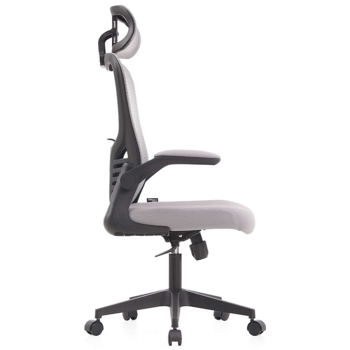 Cadeira De Escritório Dr. Office Handy V2, Mesh, Cinza e Preta, DR-CH-HV2R1DGF