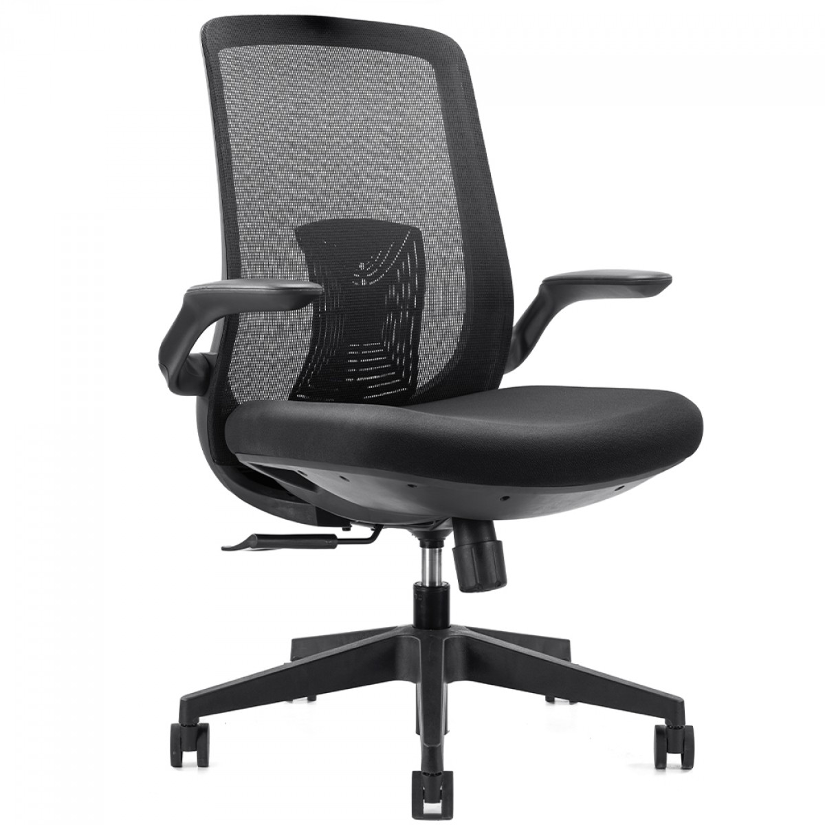 Cadeira De Escritório Dr. Office Versa, Ajustável, Mesh, Preto, DR-CH-VSR1DBF