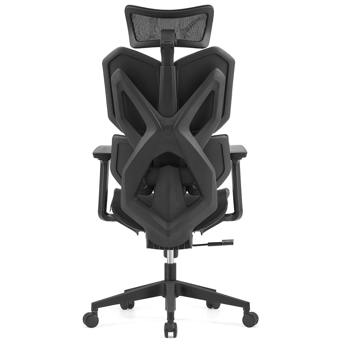 Cadeira de Escritório Dr. Office Vortex, Ajustável, Reclinável, Mesh, 3D, Preta, DR-CH-VXR3DBF