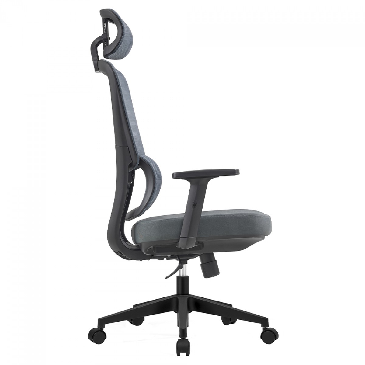 Cadeira de Escritório Dr. Office Work Pro, Ajustável, Mesh, Reclinável, Cinza, DR-CH-WKPR2DG 