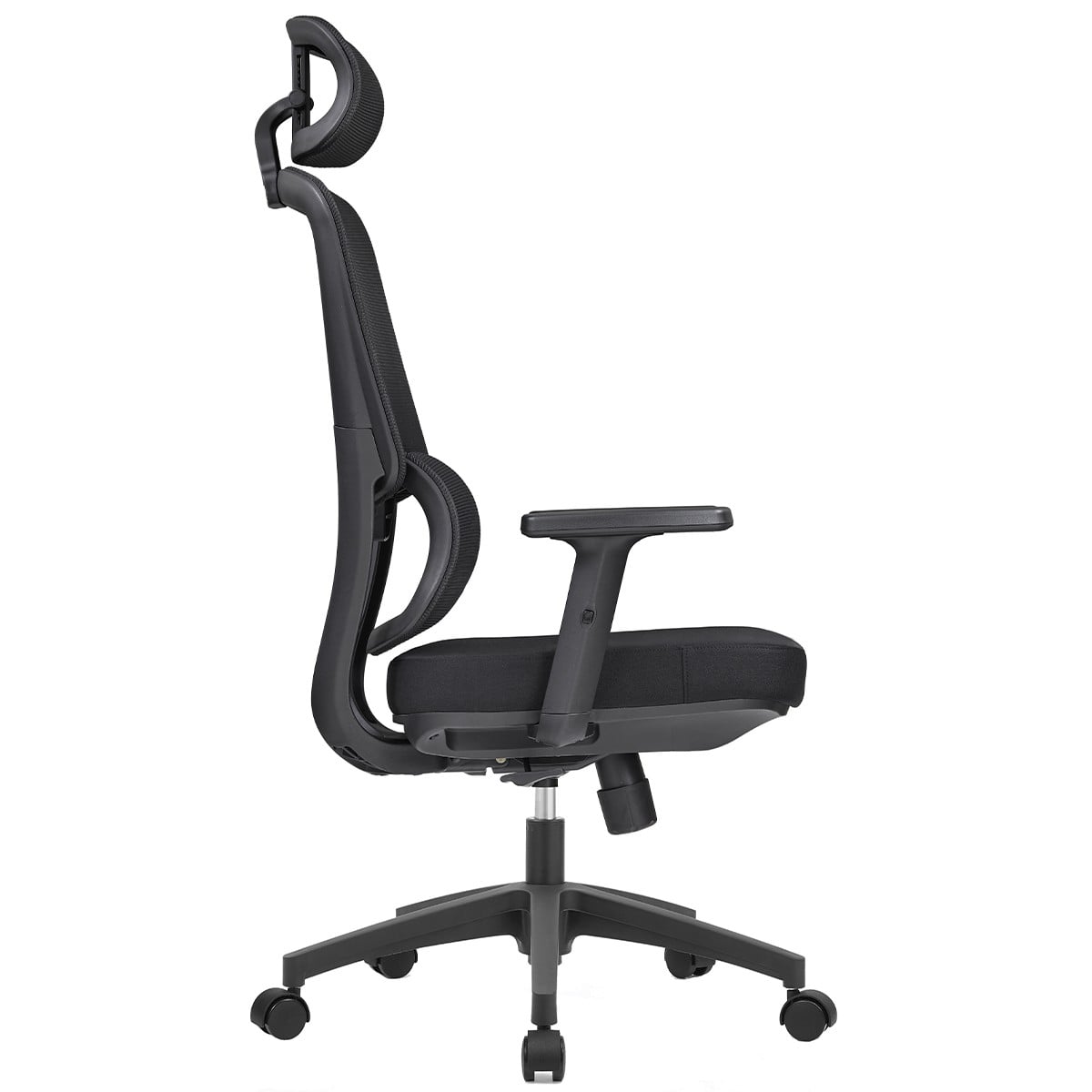 Cadeira de Escritório Dr. Office Work Pro, Ajustável, Mesh, Reclinável, Preta, DR-CH-WKPR2DB