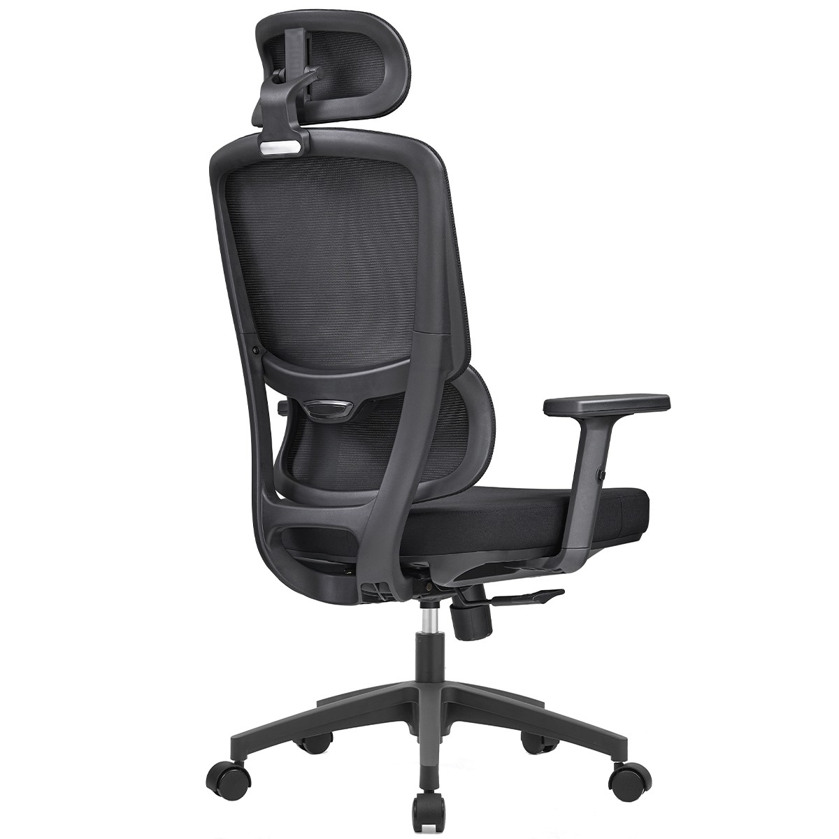 Cadeira de Escritório Dr. Office Work Pro, Ajustável, Mesh, Reclinável, Preta, DR-CH-WKPR2DB
