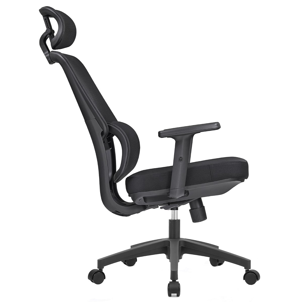 Cadeira de Escritório Dr. Office Work Pro, Ajustável, Mesh, Reclinável, Preta, DR-CH-WKPR2DB