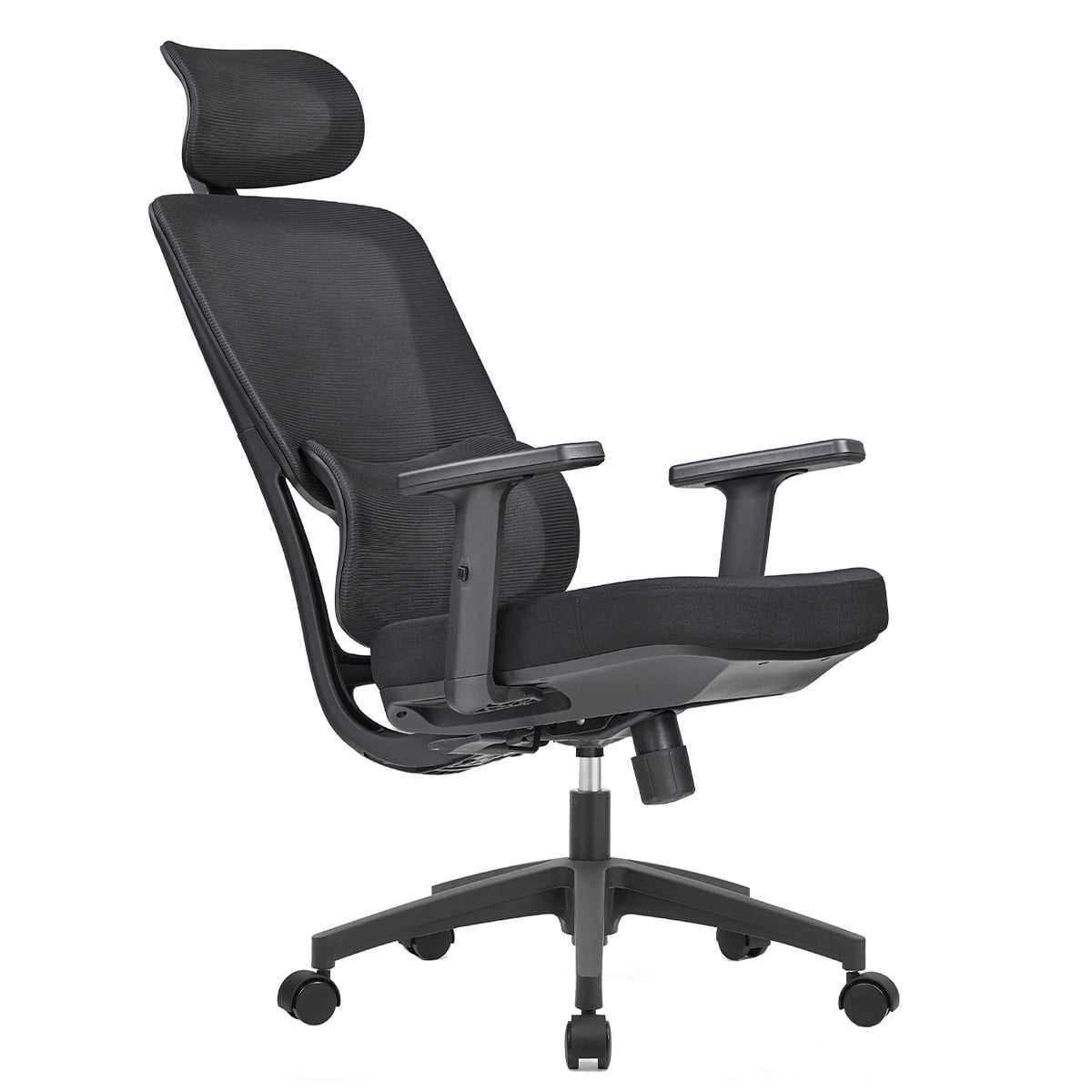 Cadeira de Escritório Dr. Office Work Pro, Ajustável, Mesh, Reclinável, Preta, DR-CH-WKPR2DB