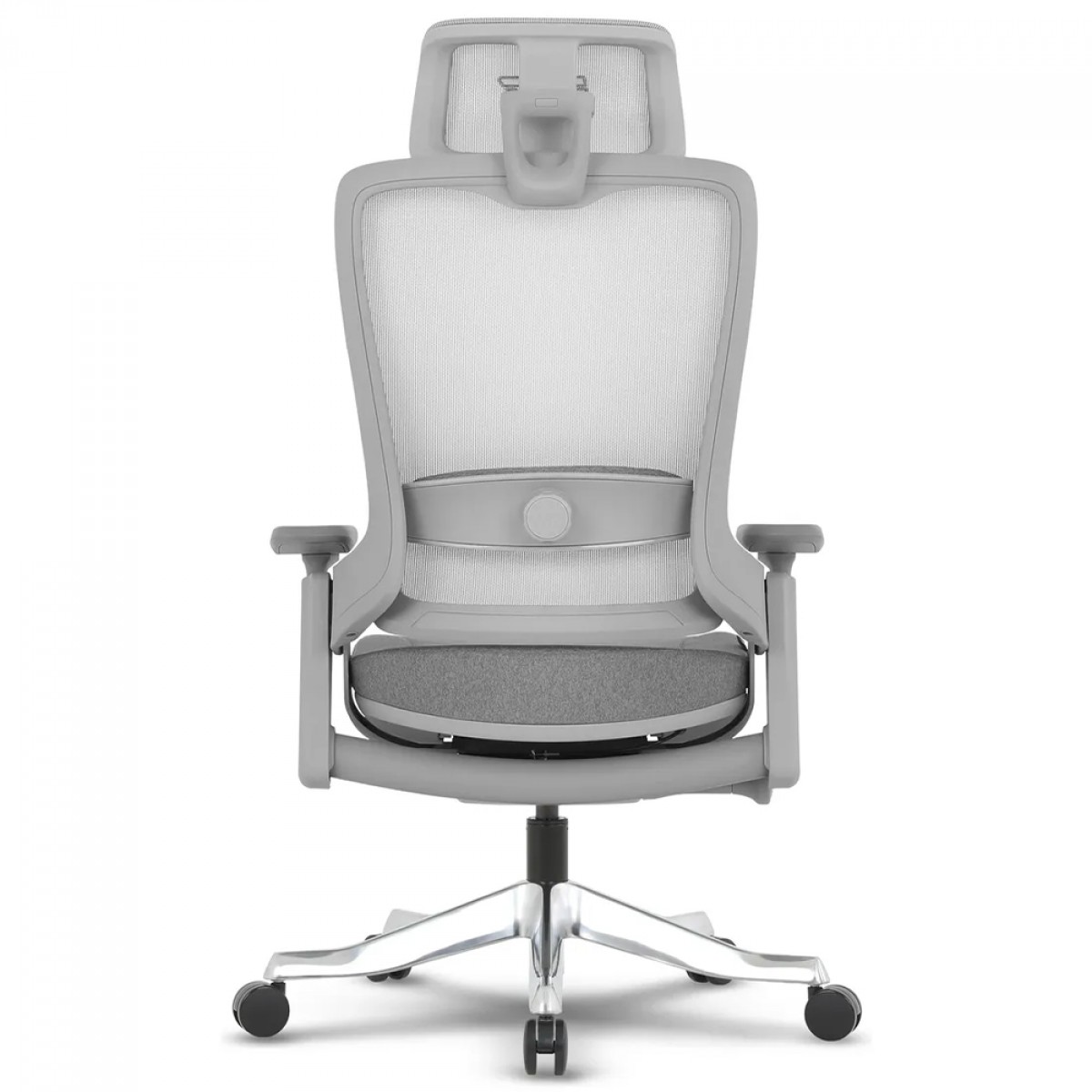 Cadeira De Escritório DT3 Adria, Ajustável, Ergonômica, 4D, Mesh, Cinza, 14728-2