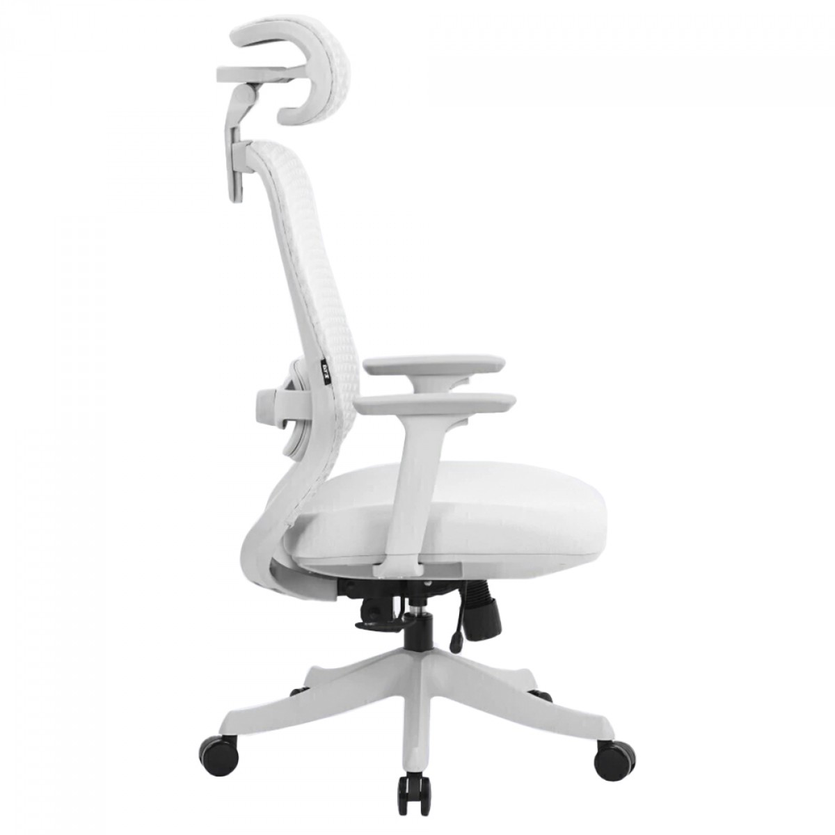 Cadeira de Escritório DT3 Atria Ashen, Tecido Trinity, 3D, Ajustável, Branco
