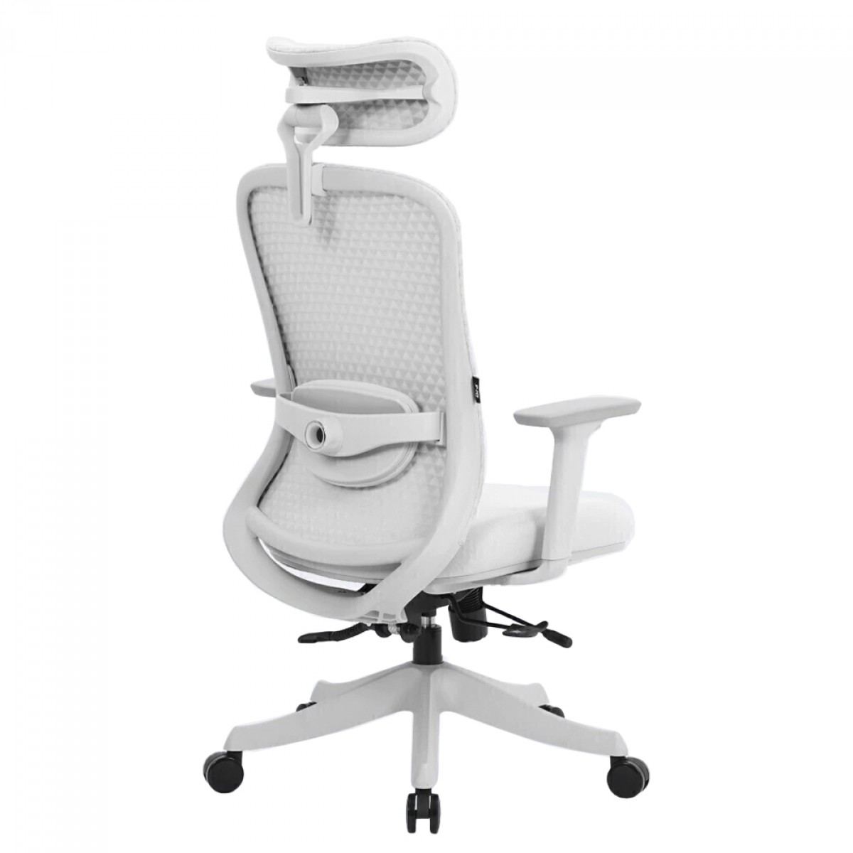 Cadeira de Escritório DT3 Atria Ashen, Tecido Trinity, 3D, Ajustável, Branco