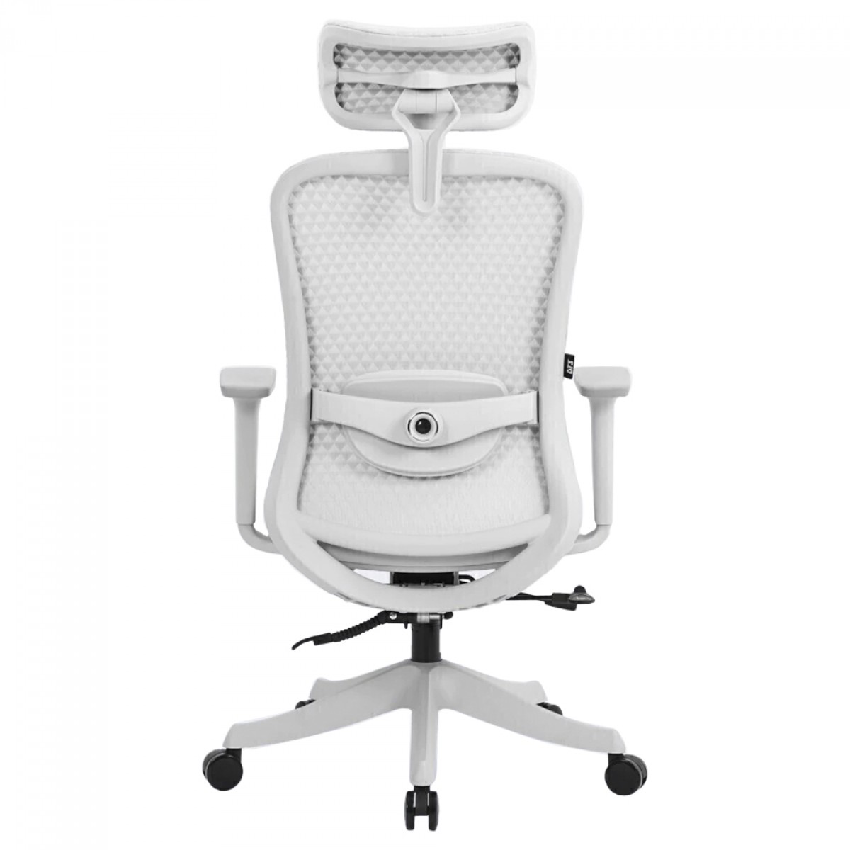 Cadeira de Escritório DT3 Atria Ashen, Tecido Trinity, 3D, Ajustável, Branco