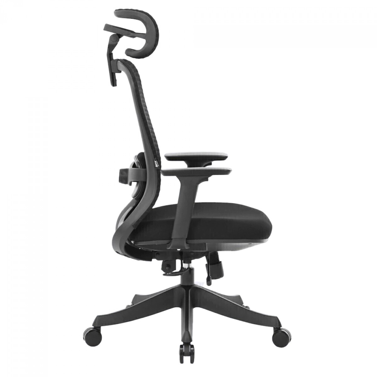 Cadeira de Escritório DT3 Atria Cool Black, Tecido Trinity, 3D, Ajustável, Preto
