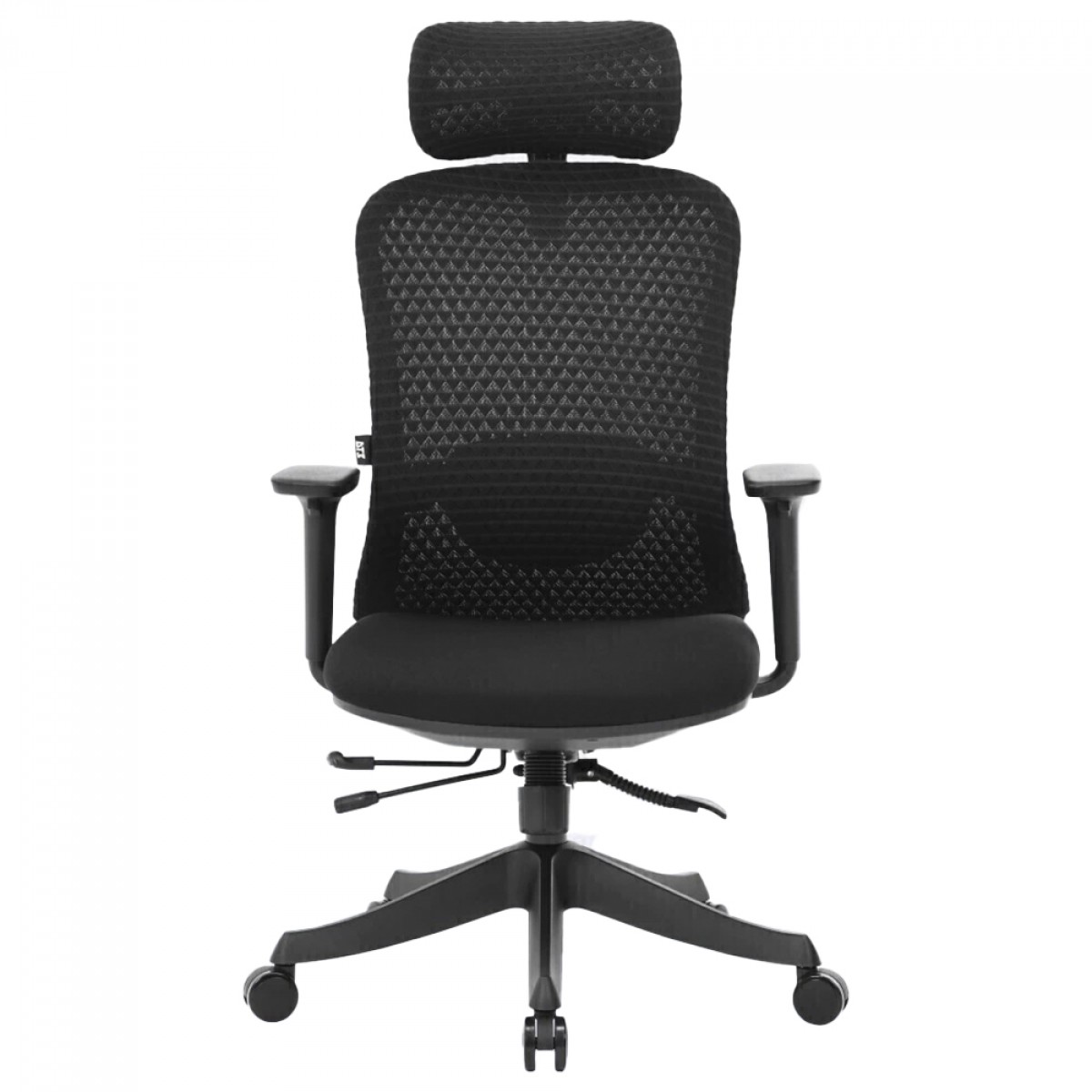 Cadeira de Escritório DT3 Atria Cool Black, Tecido Trinity, 3D, Ajustável, Preto