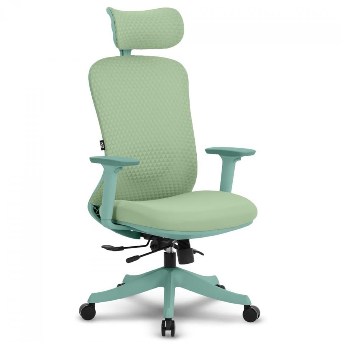 Cadeira de Escritório DT3 Atria Fresh Mint, Tecido Trinity, 3D, Ajustável, Verde