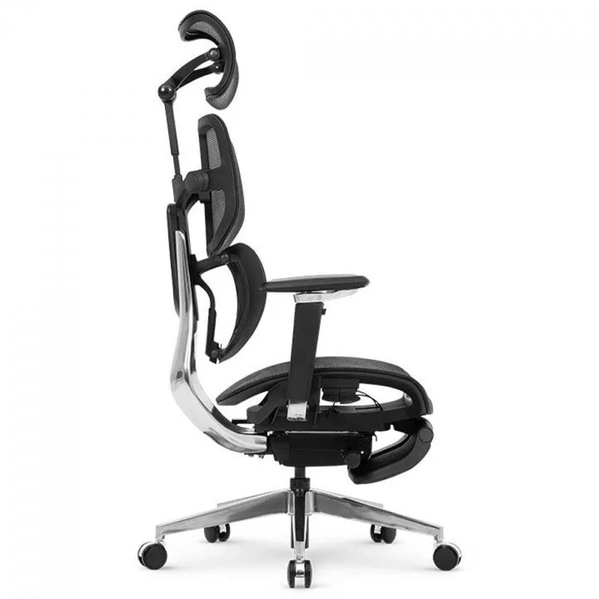Cadeira De Escritório DT3 Frost FT, Ajustável, Ergonômica, 5D, Mesh, Com Apoio de Pé, Preto, 14346-8