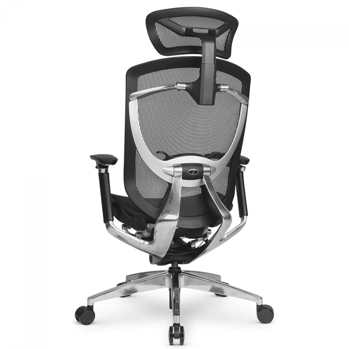 Cadeira De Escritório DT3 Heroica, Ajustável, Ergonômica, 5D, Mesh, Preto, 11181-2