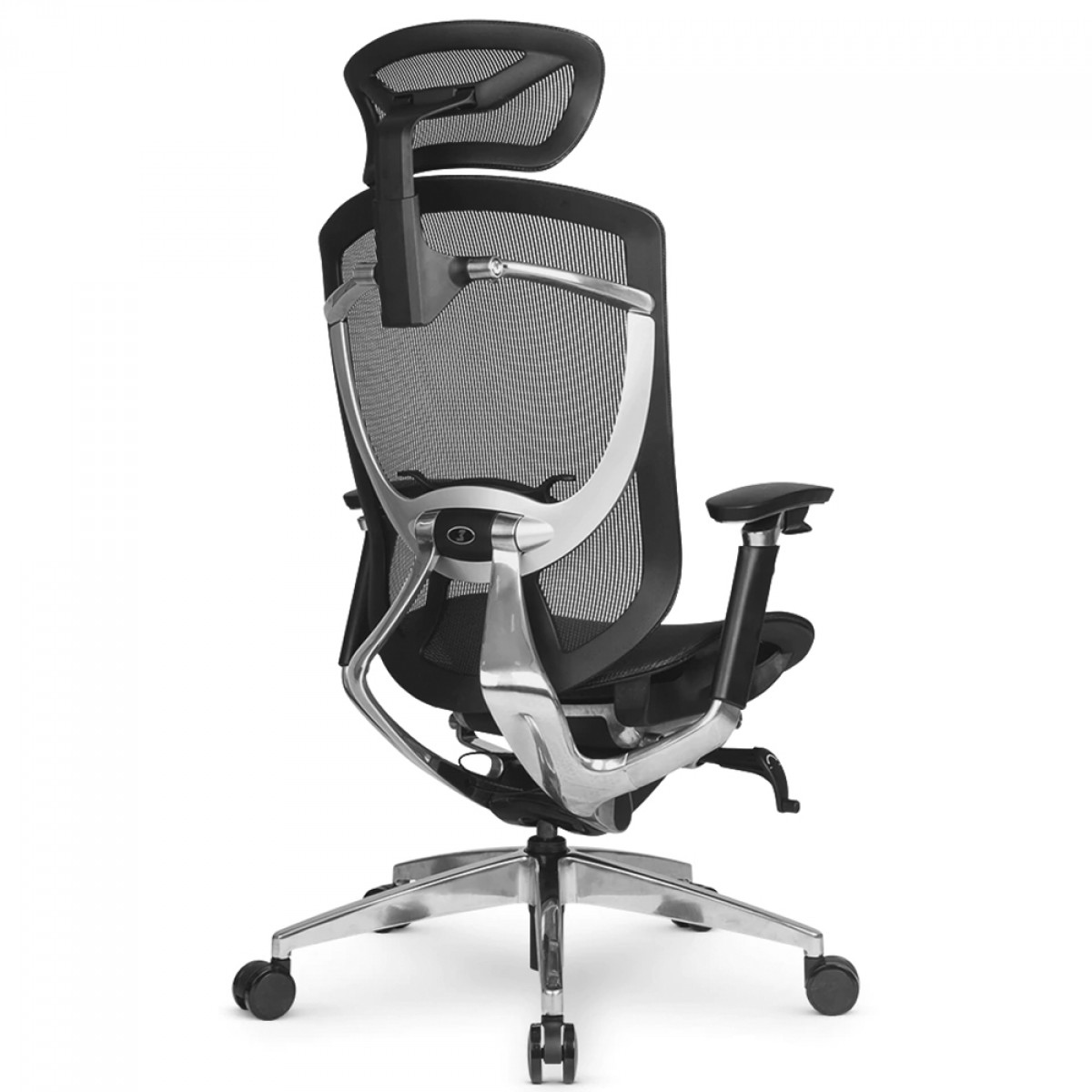 Cadeira De Escritório DT3 Heroica, Ajustável, Ergonômica, 5D, Mesh, Preto, 11181-2