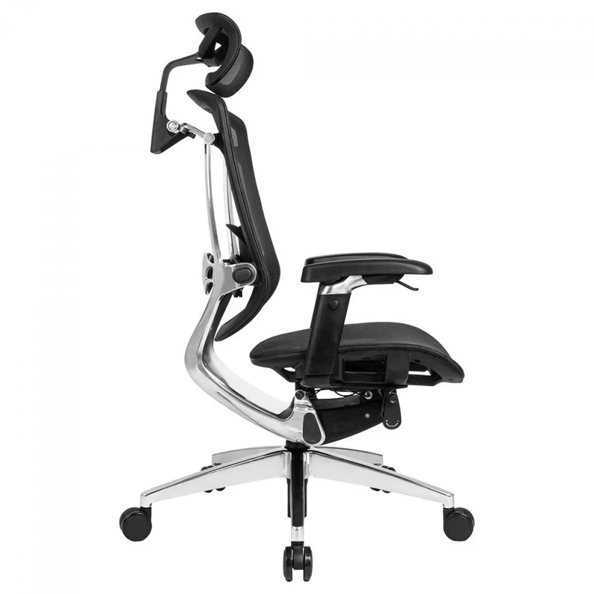 Cadeira De Escritório DT3 Iryna Black, Ajustável, Ergonômica, 5D, Mesh, Preta, 13624-6