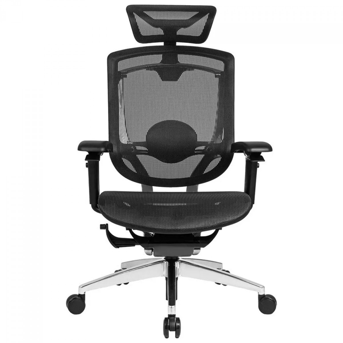 Cadeira De Escritório DT3 Iryna Black, Ajustável, Ergonômica, 5D, Mesh, Preta, 13624-6