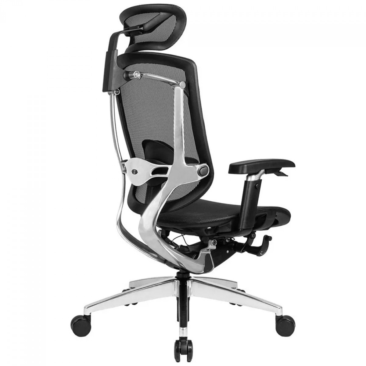 Cadeira De Escritório DT3 Iryna Black, Ajustável, Ergonômica, 5D, Mesh, Preta, 13624-6