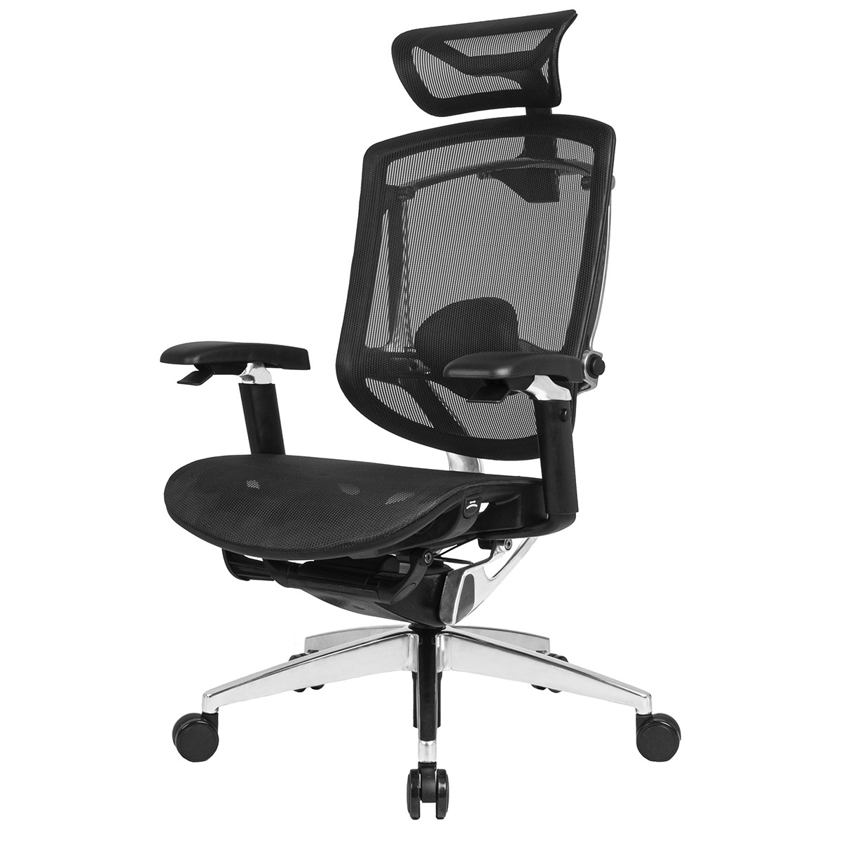 Cadeira De Escritório DT3 Iryna Black, Ajustável, Ergonômica, 5D, Mesh, Preta, 13624-6
