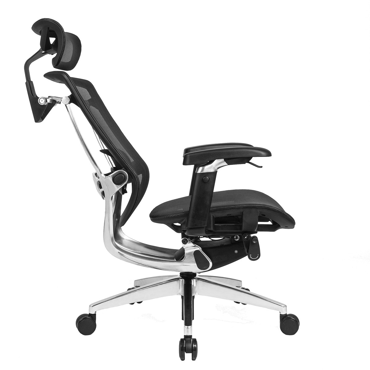 Cadeira De Escritório DT3 Iryna Black, Ajustável, Ergonômica, 5D, Mesh, Preta, 13624-6