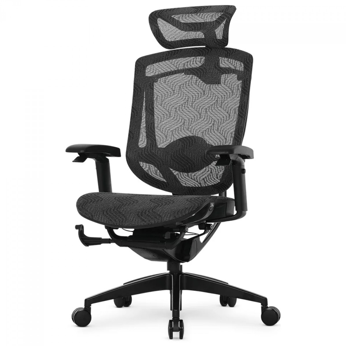 Cadeira De Escritório DT3 Iryna Cement, Ajustável, Ergonômica, 5D, Mesh, Preta, 13612-3