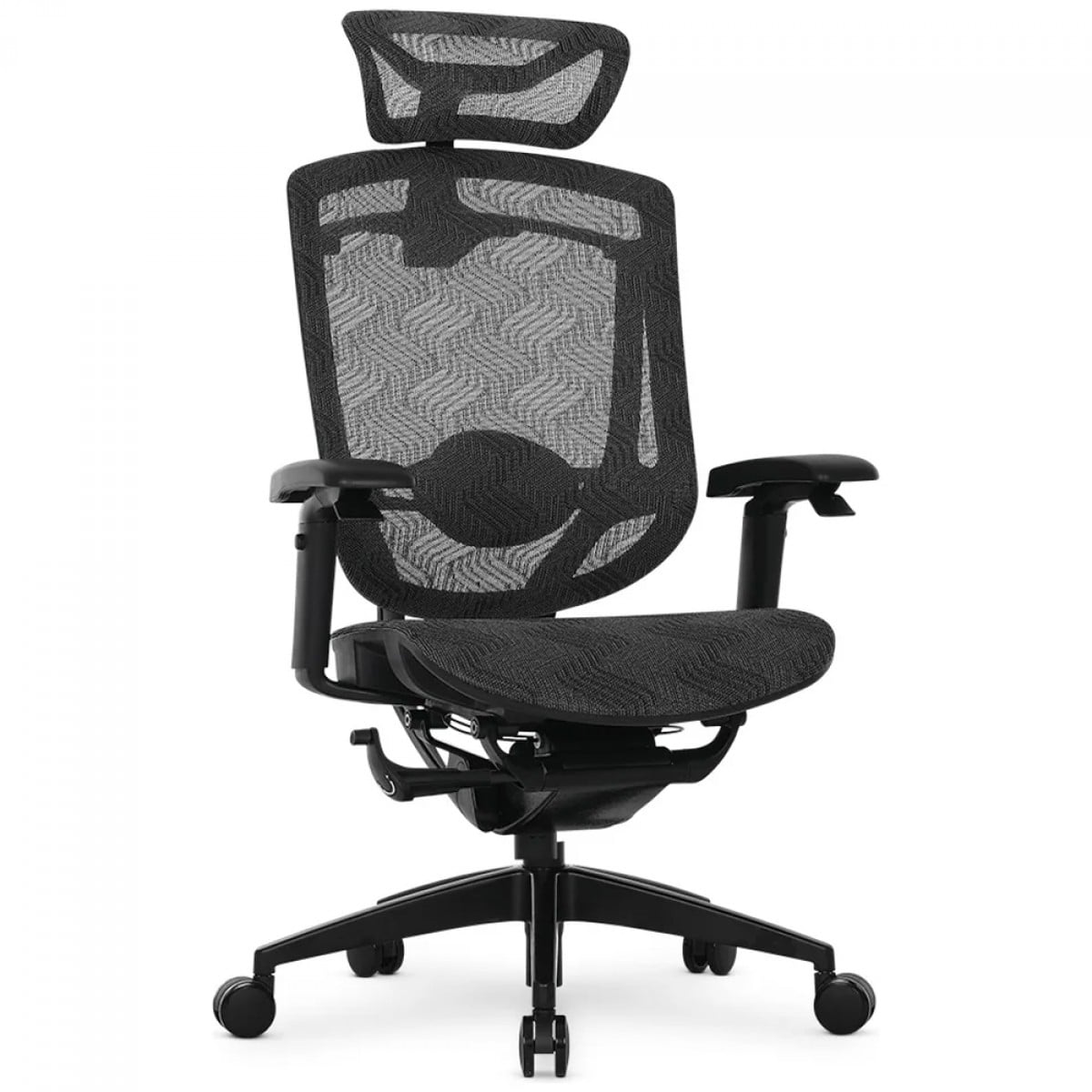 Cadeira De Escritório DT3 Iryna Cement, Ajustável, Ergonômica, 5D, Mesh, Preta, 13612-3