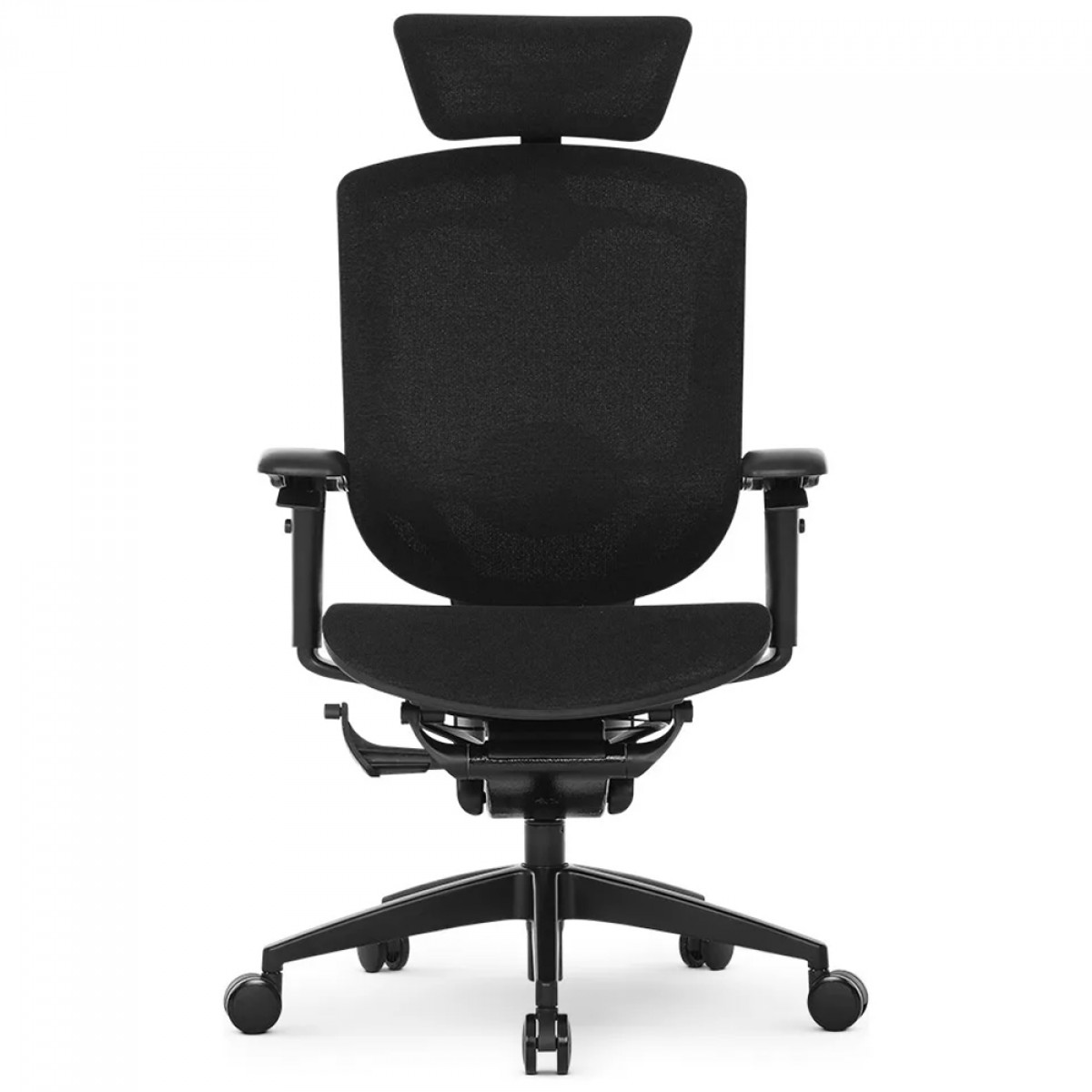 Cadeira De Escritório DT3 Iryna DF Black, Ajustável, Ergonômica, 5D, Tecido, Preta, 13939-5