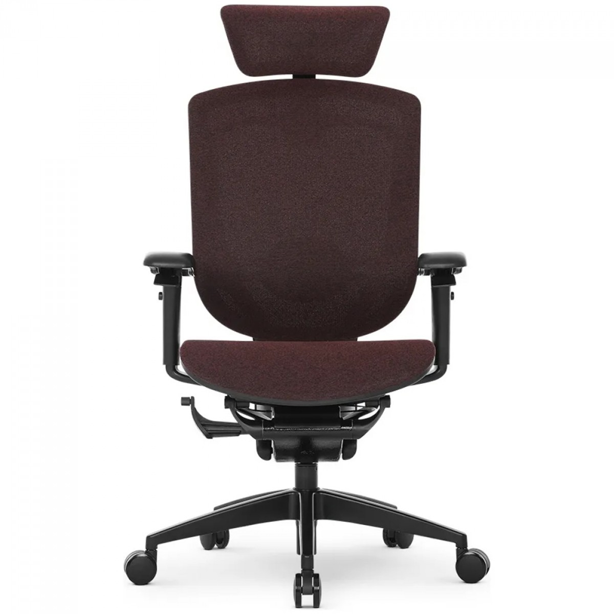 Cadeira De Escritório DT3 Iryna DF Bordô, Ajustável, Ergonômica, 5D, Tecido, 13935-1