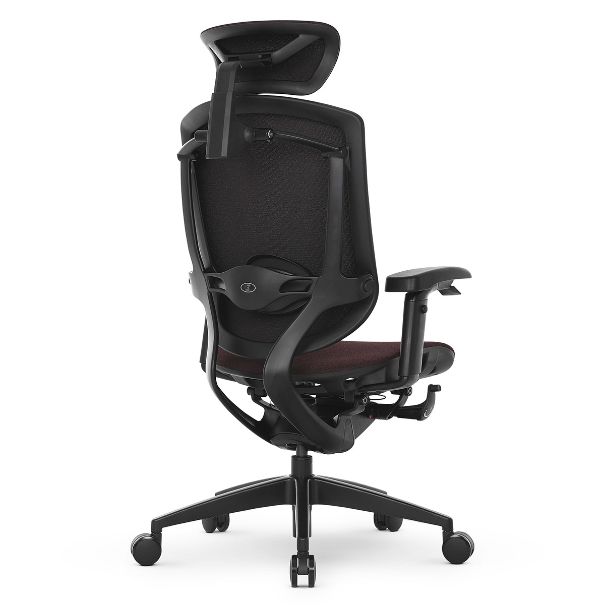 Cadeira De Escritório DT3 Iryna DF Bordô, Ajustável, Ergonômica, 5D, Tecido, 13935-1
