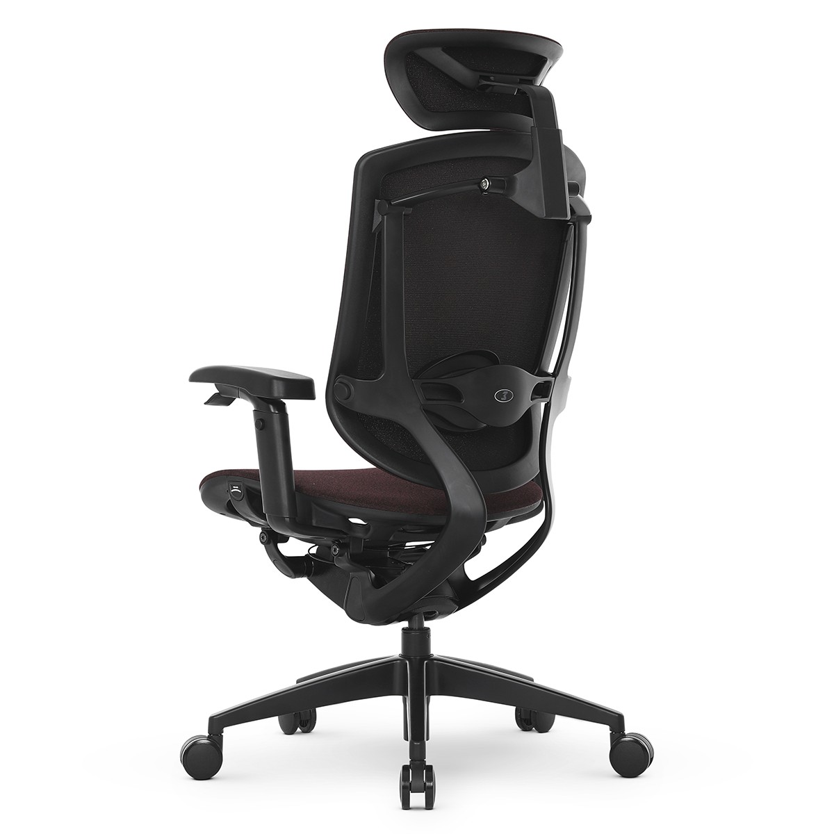 Cadeira De Escritório DT3 Iryna DF Bordô, Ajustável, Ergonômica, 5D, Tecido, 13935-1