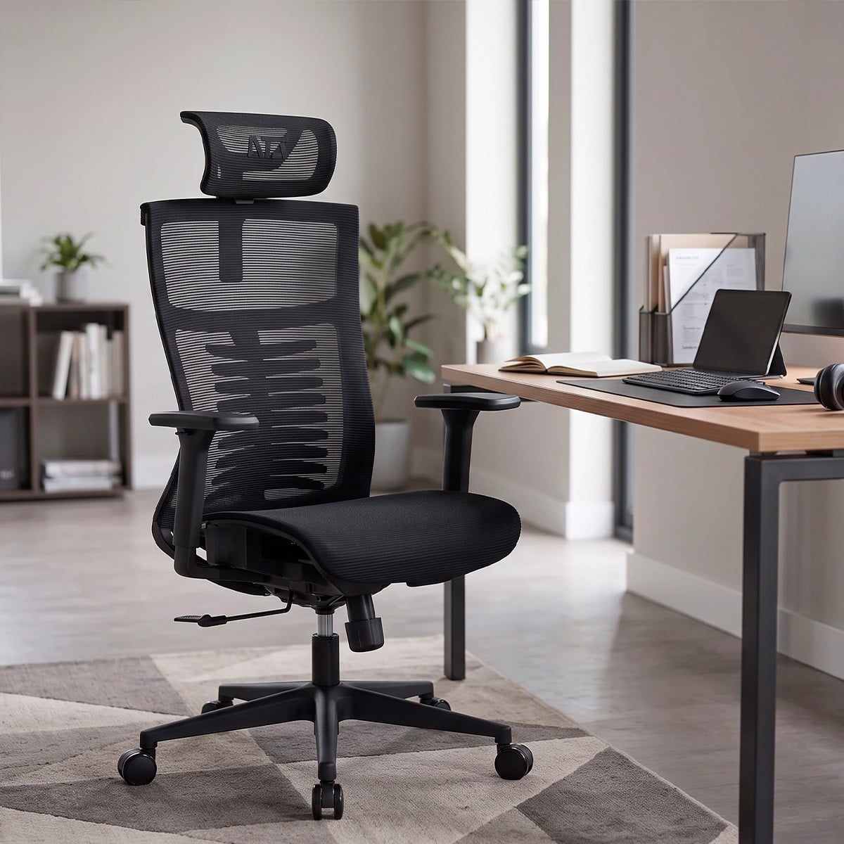 Cadeira De Escritório DT3 Saros, Ergonômica, 3D, Mesh, Preto, 14702-4