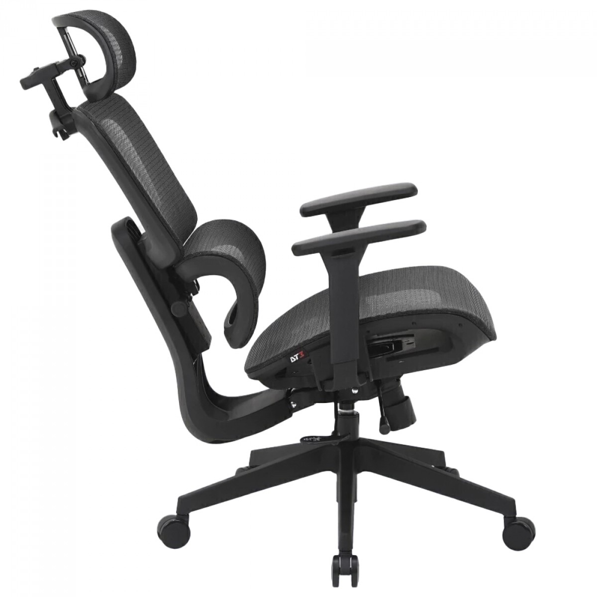 Cadeira De Escritório DT3 Valor XL, Ajustável, Ergonômica, 3D, Mesh, Preto, 14822-7