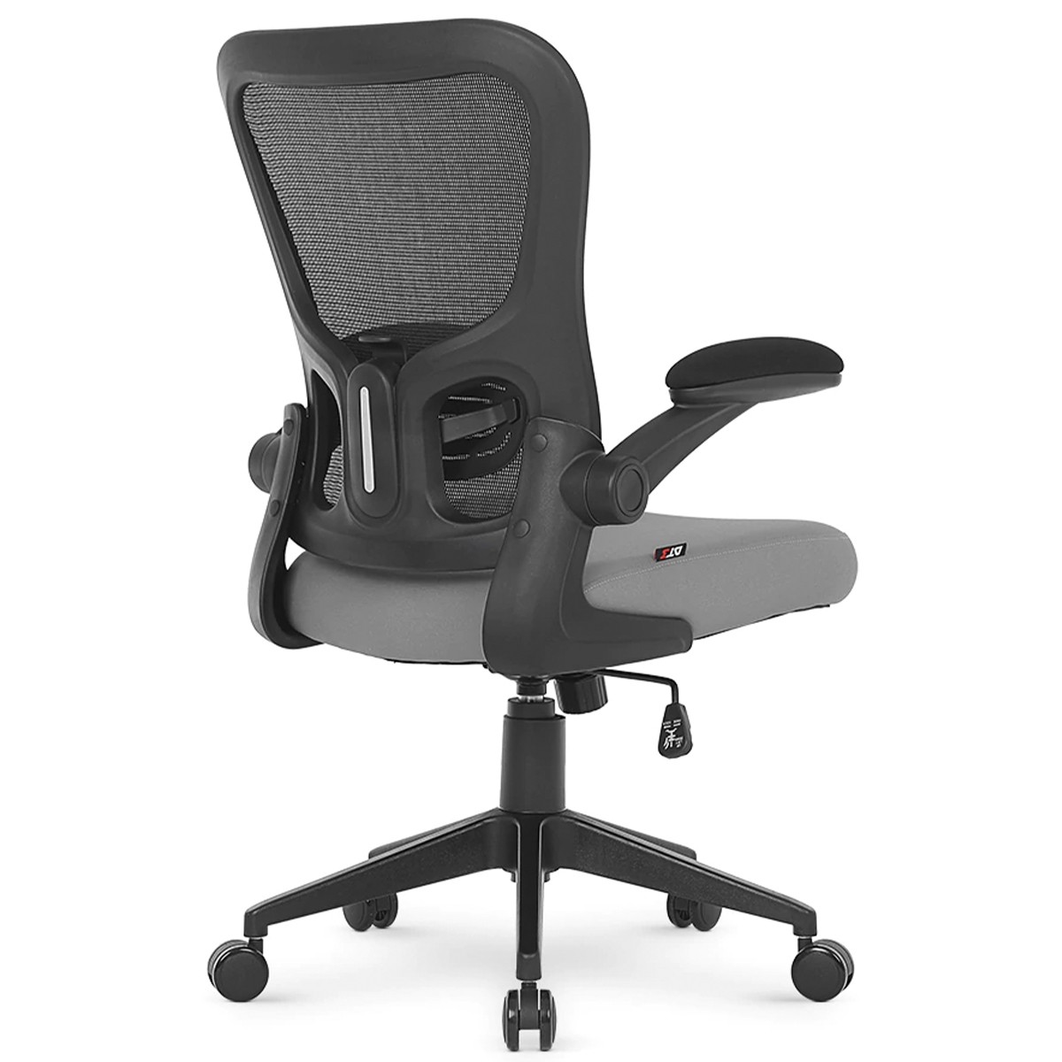 Cadeira De Escritório DT3 Vita, Ajustável, Ergonômica, Mesh, Preto e Cinza, 13907-0