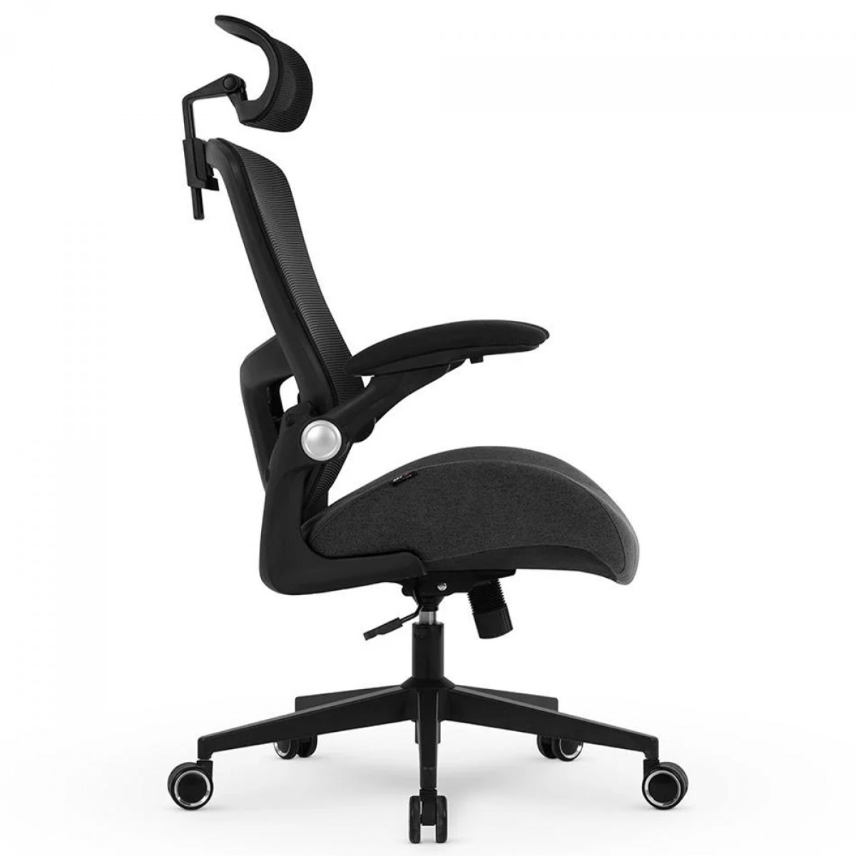 Cadeira De Escritório DT3 Vita Super H, Ajustável, Ergonômica, Mesh, Cinza Escuro, 14249-0