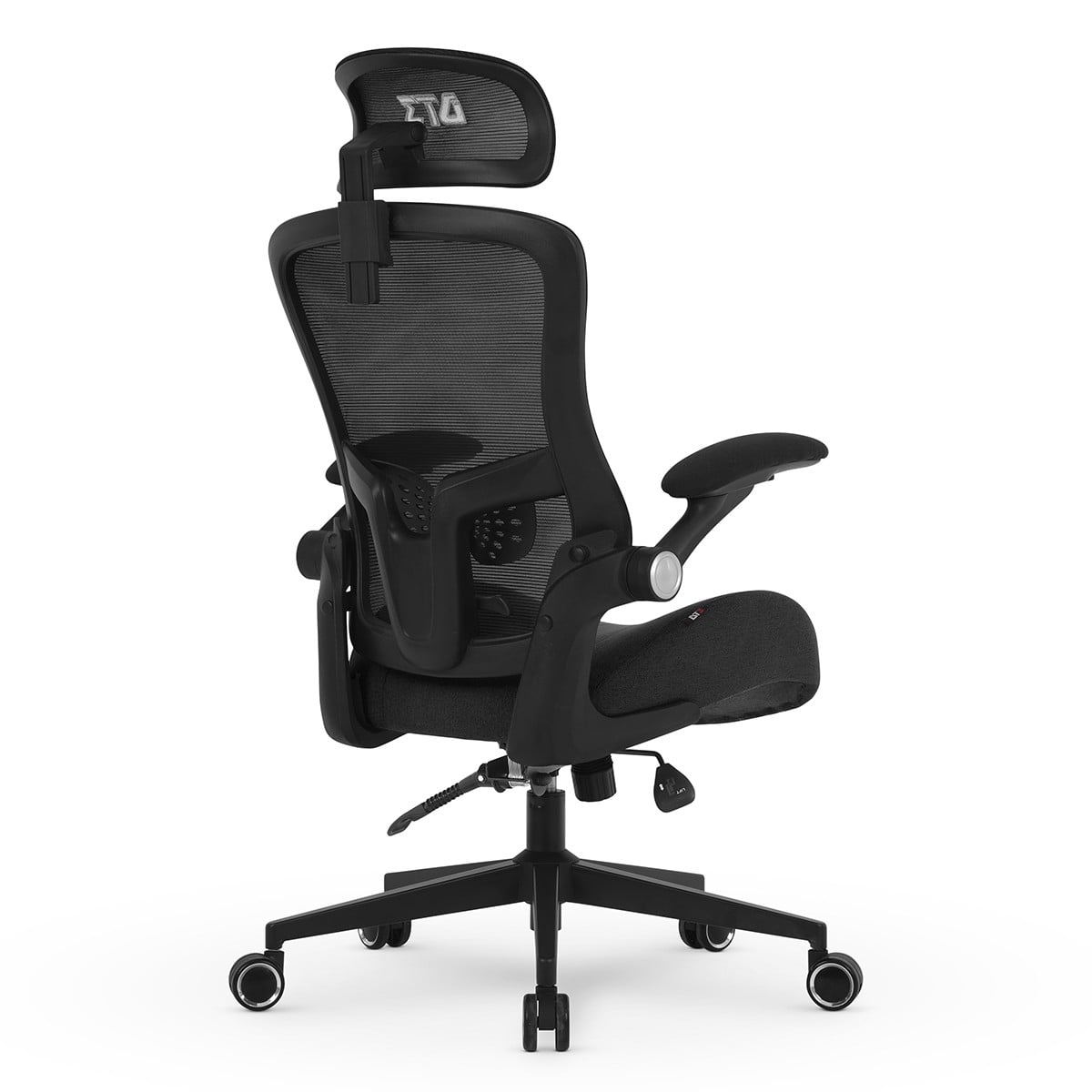 Cadeira De Escritório DT3 Vita Super H, Ajustável, Ergonômica, Mesh, Preta, 14247-8