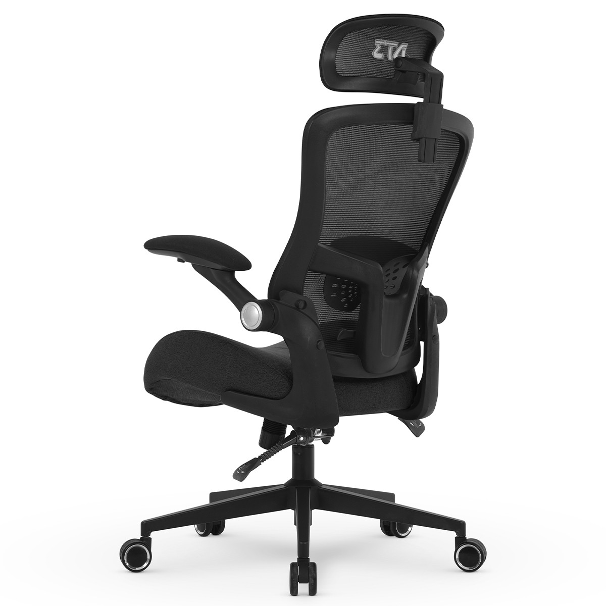 Cadeira De Escritório DT3 Vita Super H, Ajustável, Ergonômica, Mesh, Preta, 14247-8