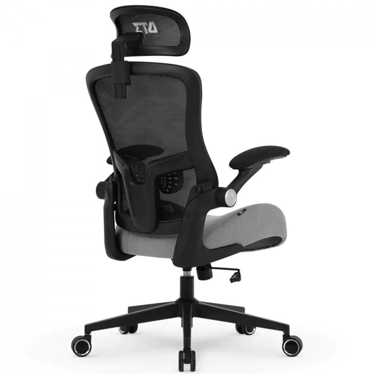 Cadeira De Escritório DT3 Vita Super H, Ajustável, Ergonômica, Mesh, Preto e Cinza, 14250-2