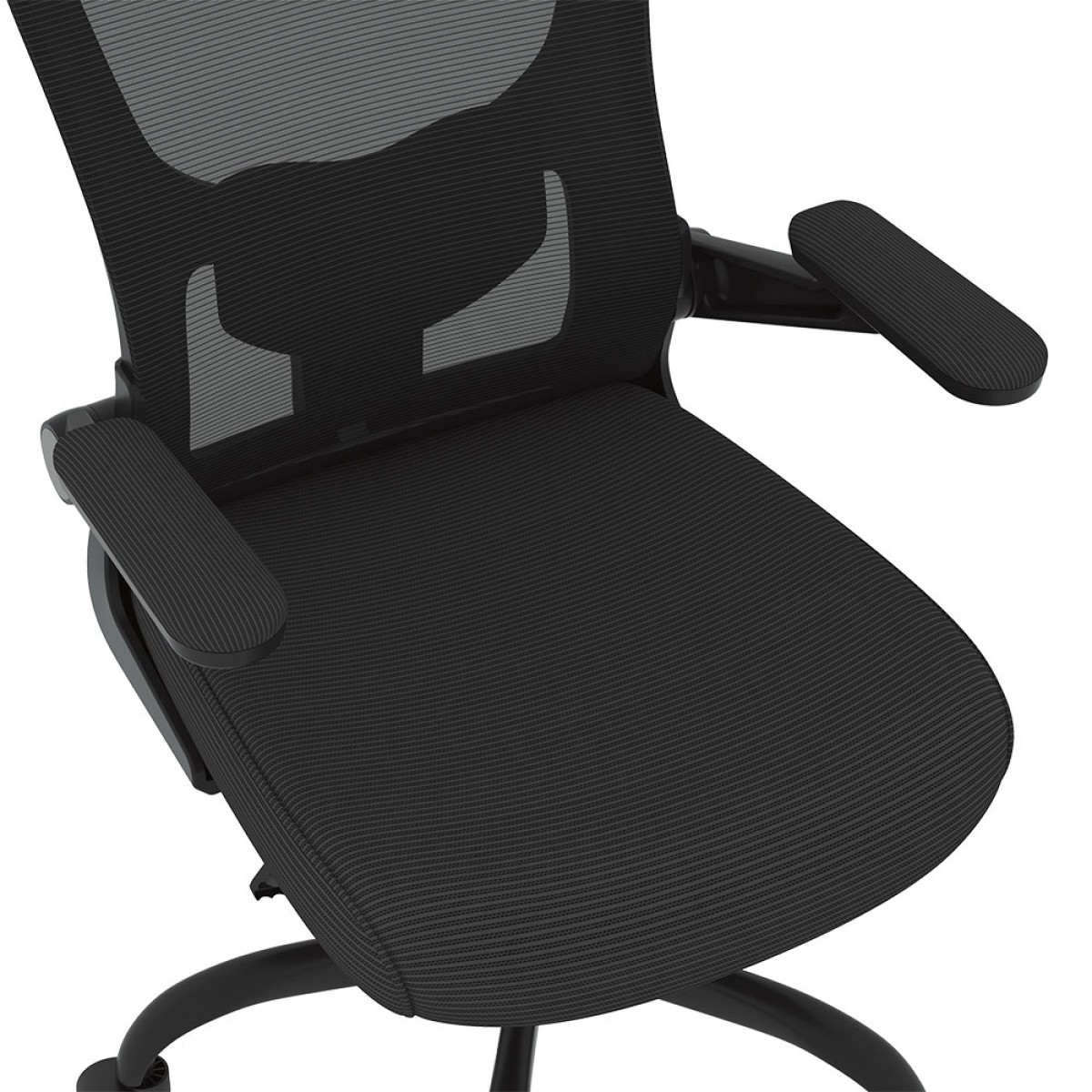 Cadeira de Escritório FlexiSpot OCB1-Lite, Ajustável, 3D, Mesh, Preta