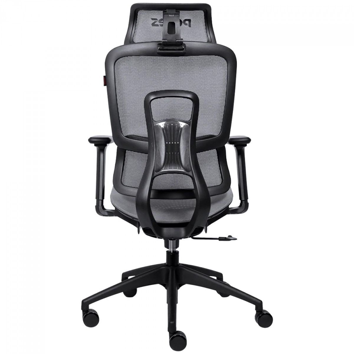 Cadeira de Escritório PCYes Office MS5, Mesh, Ajustável, Ergonômico, 3D, Cinza, PCOMS5G