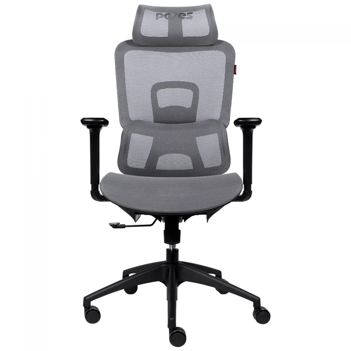 Cadeira de Escritório PCYes Office MS5, Mesh, Ajustável, Ergonômico, 3D, Cinza, PCOMS5G