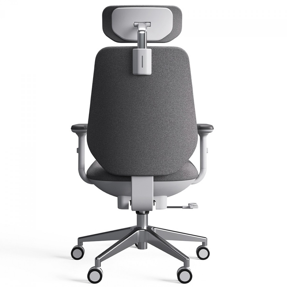 Cadeira de Escritório PCYes X Backrobo Sublime, Massageadora, Com Aquecedor de Lombar, Ergonômica, 3D, Branco e Cinza, PCYBRWT