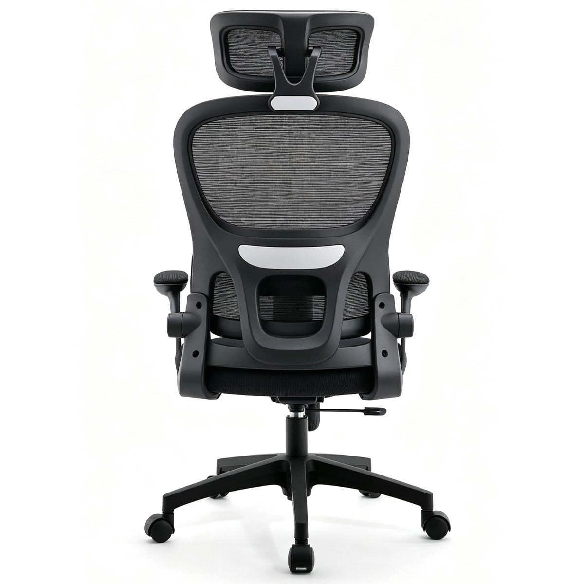 Cadeira de Escritório Rise Mode Office 14, Mesh, 3D, Ajustável, Preta, RM-CO-14-BK