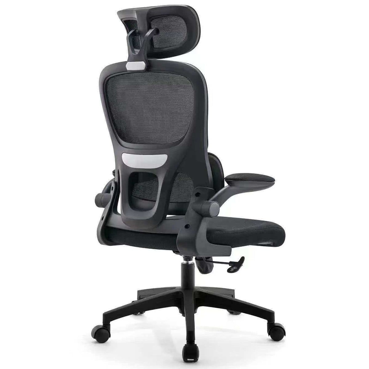 Cadeira de Escritório Rise Mode Office 14, Mesh, 3D, Ajustável, Preta, RM-CO-14-BK