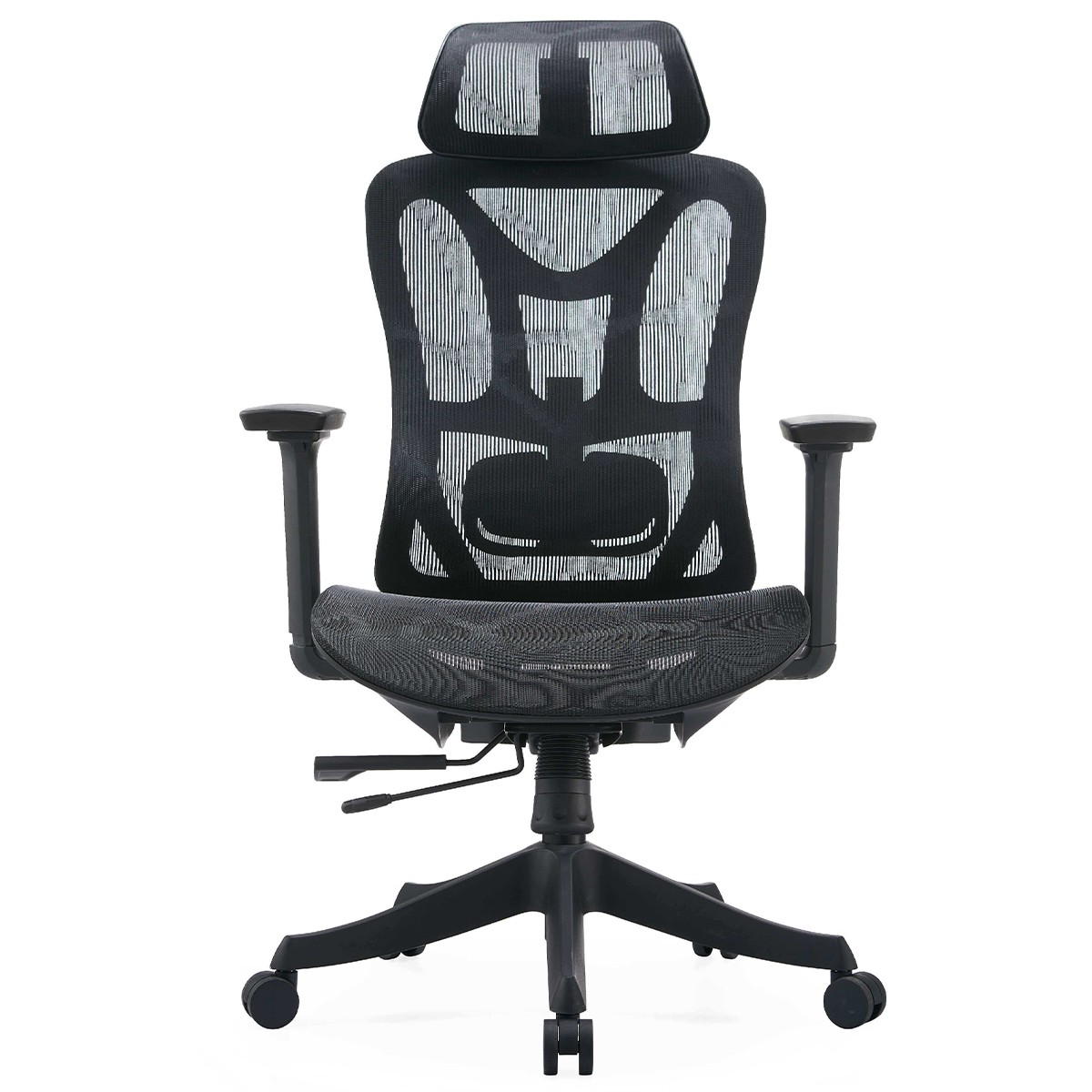 Cadeira de Escritório Rise Mode Office 20, Mesh, 6D, Ajustável, Preta, RM-CO-20-BK